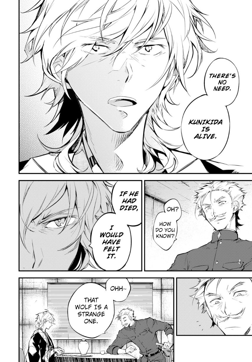 Bungou Stray Dogs Chapter 71 page 28 - Chapter 71: Bungou Hound Dogs