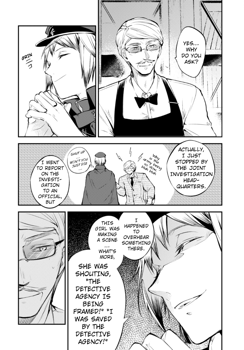 Bungou Stray Dogs Chapter 71 page 34 - Chapter 71: Bungou Hound Dogs