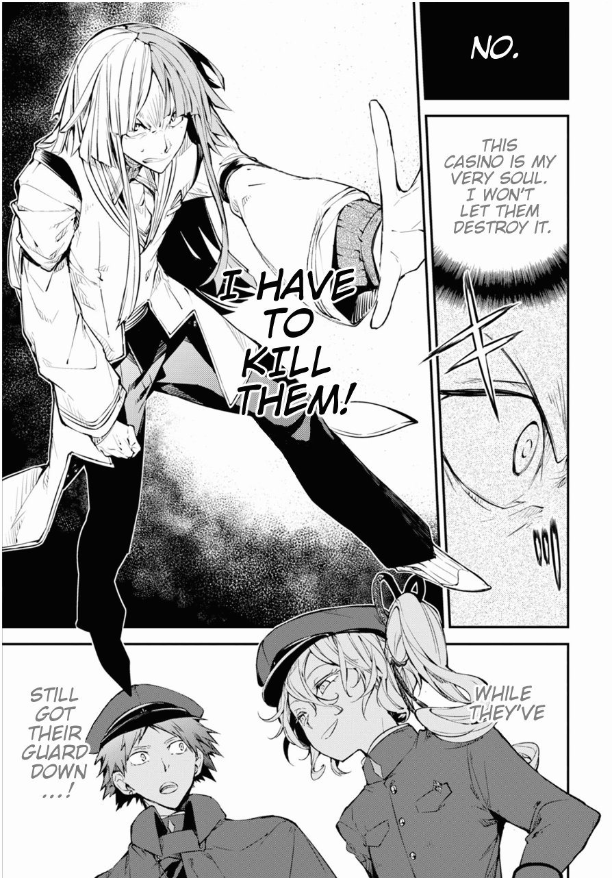 Bungou Stray Dogs Chapter 73 page 4 - Chapter 73: Bungou Hound Dogs, Part 3
