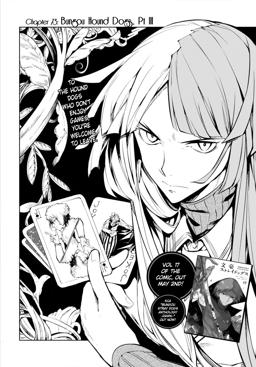 Bungou Stray Dogs Chapter 73 page 5 - Chapter 73: Bungou Hound Dogs, Part 3