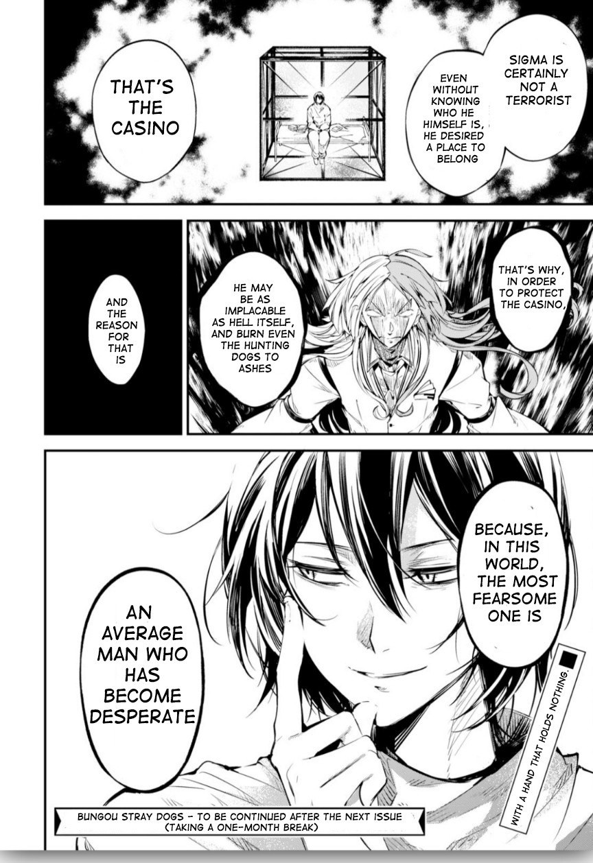 Bungou Stray Dogs Chapter 74.5 page 27 - Chapter 74.5: Skyfall Part 1 (Continuation)