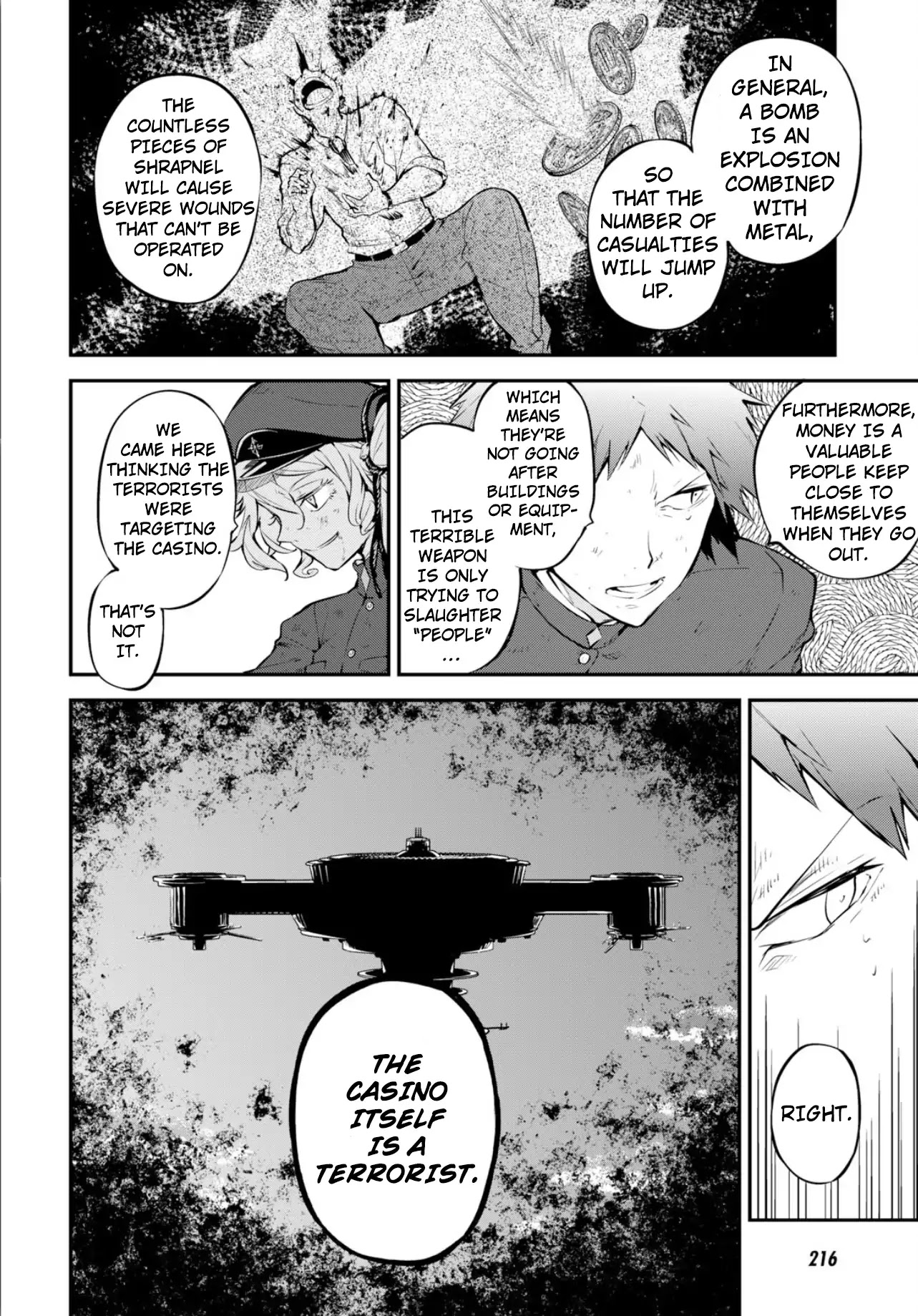 Bungou Stray Dogs Chapter 74 page 15 - Chapter 74: Skyfall, Part 1