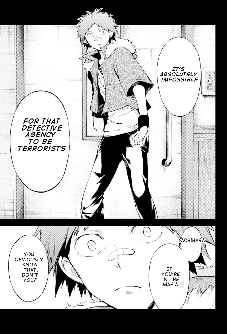 Bungou Stray Dogs Chapter 77 page 33 - Chapter 77: Skyfall Part 4