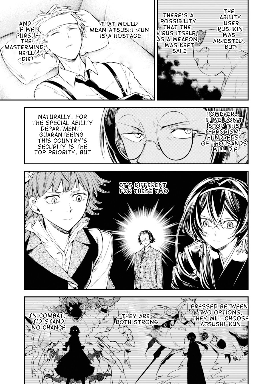 Bungou Stray Dogs Chapter 78 page 23 - Chapter 78: To Threaten God, Part 1