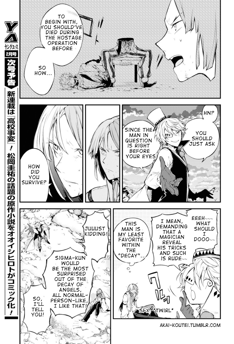 Bungou Stray Dogs Chapter 78 page 29 - Chapter 78: To Threaten God, Part 1