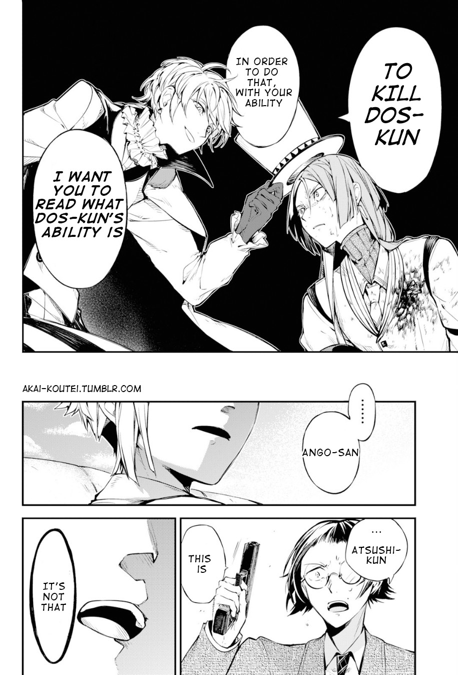 Bungou Stray Dogs Chapter 78 page 34 - Chapter 78: To Threaten God, Part 1