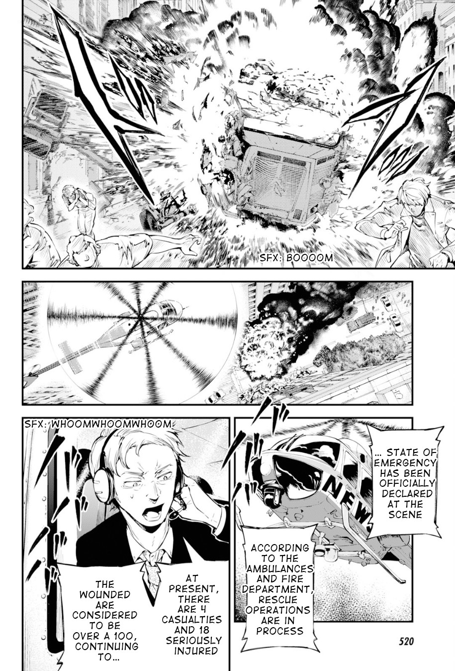 Bungou Stray Dogs Chapter 78 page 4 - Chapter 78: To Threaten God, Part 1