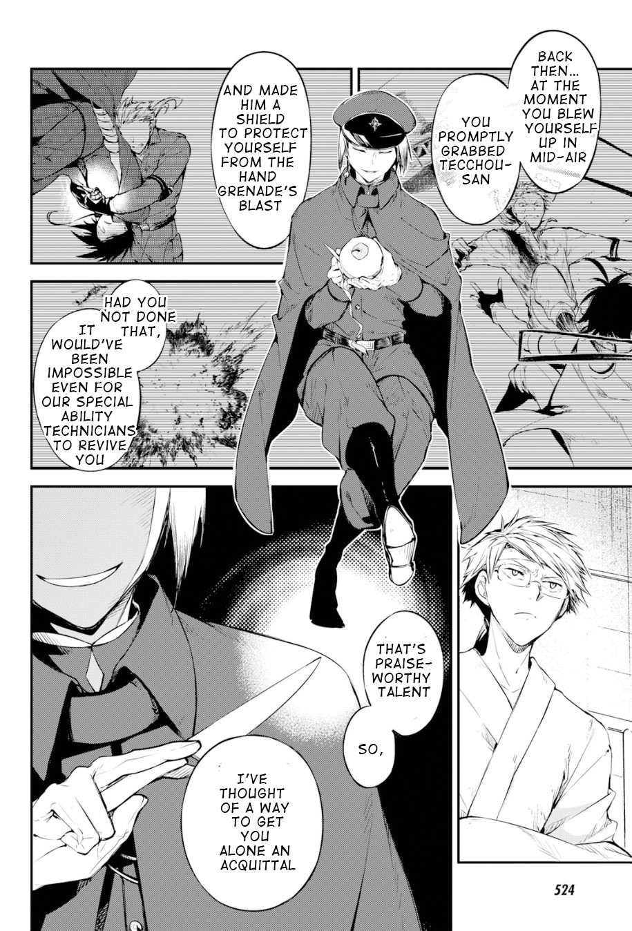 Bungou Stray Dogs Chapter 78 page 8 - Chapter 78: To Threaten God, Part 1