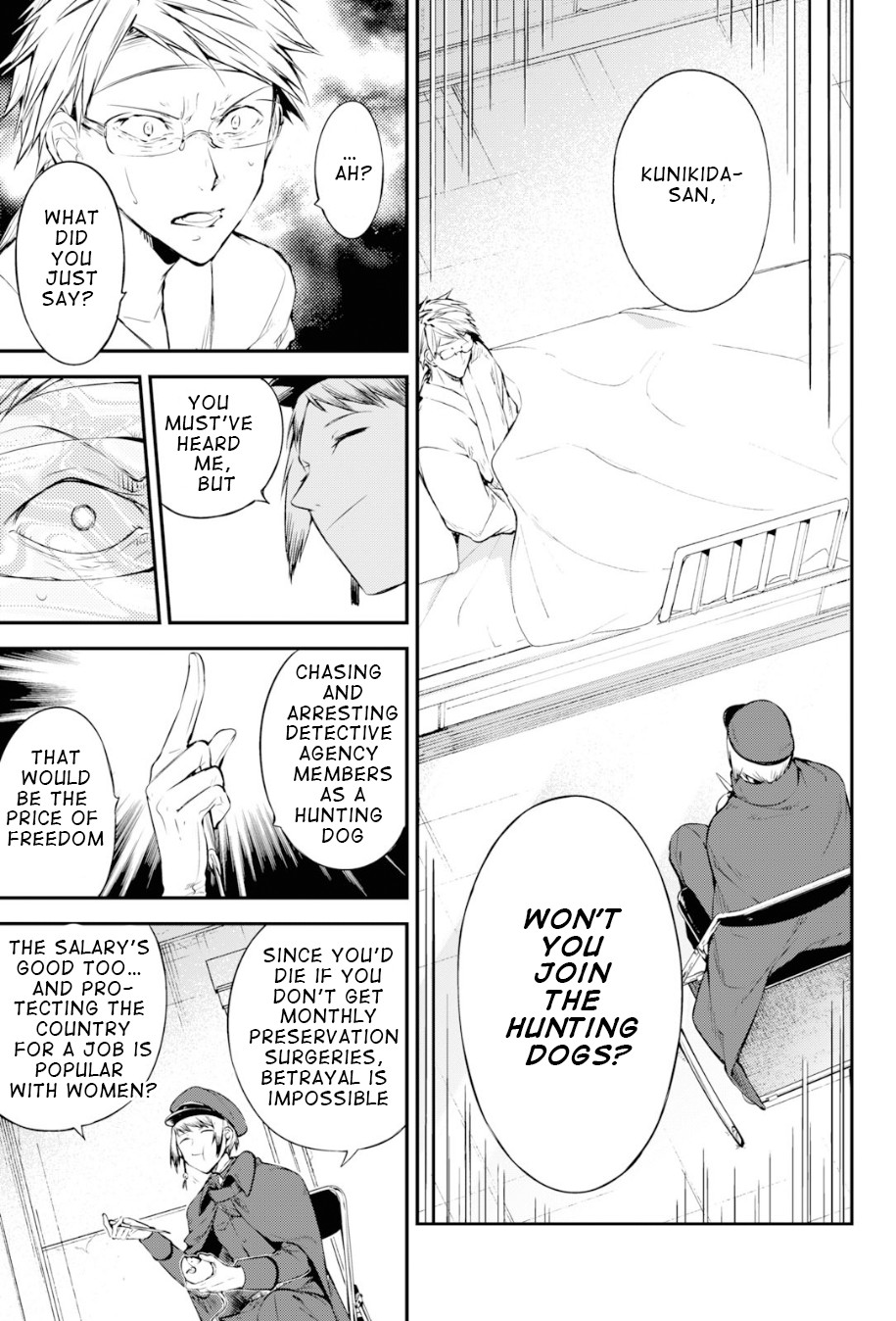 Bungou Stray Dogs Chapter 78 page 9 - Chapter 78: To Threaten God, Part 1