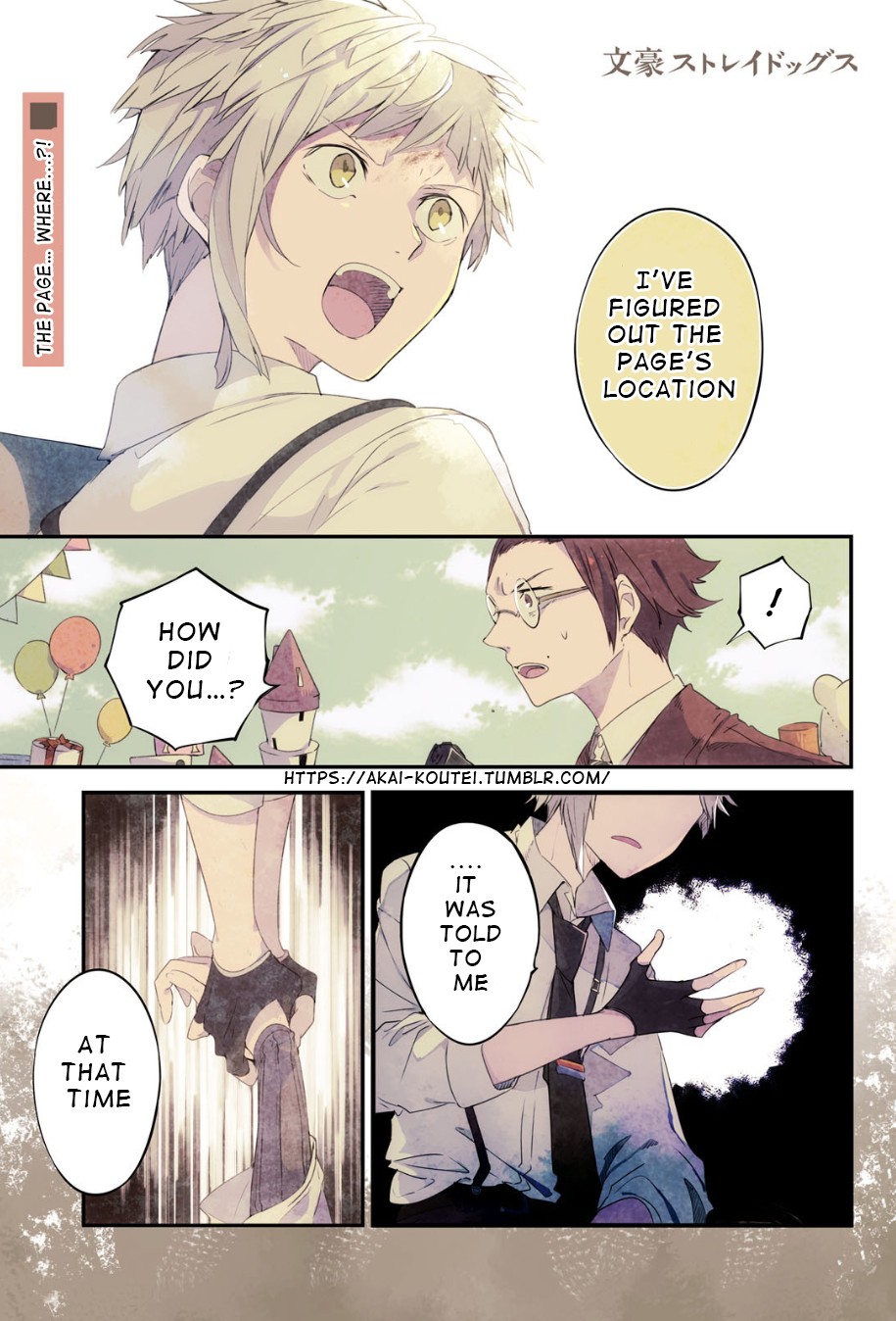 Bungou Stray Dogs Chapter 79 page 3 - Chapter 79: To Threaten God, Part 2