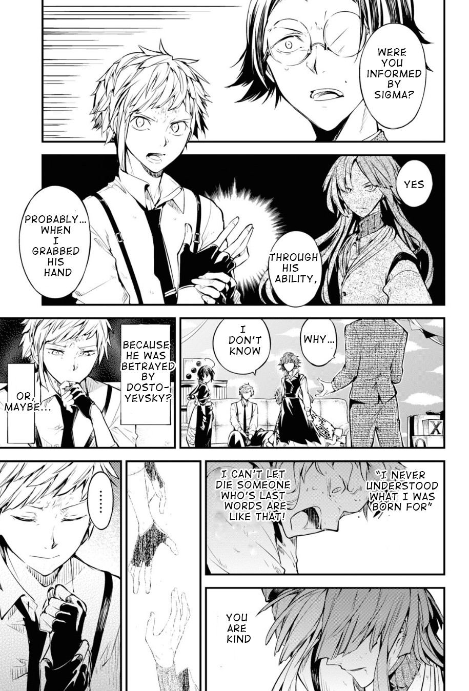 Bungou Stray Dogs Chapter 79 page 5 - Chapter 79: To Threaten God, Part 2