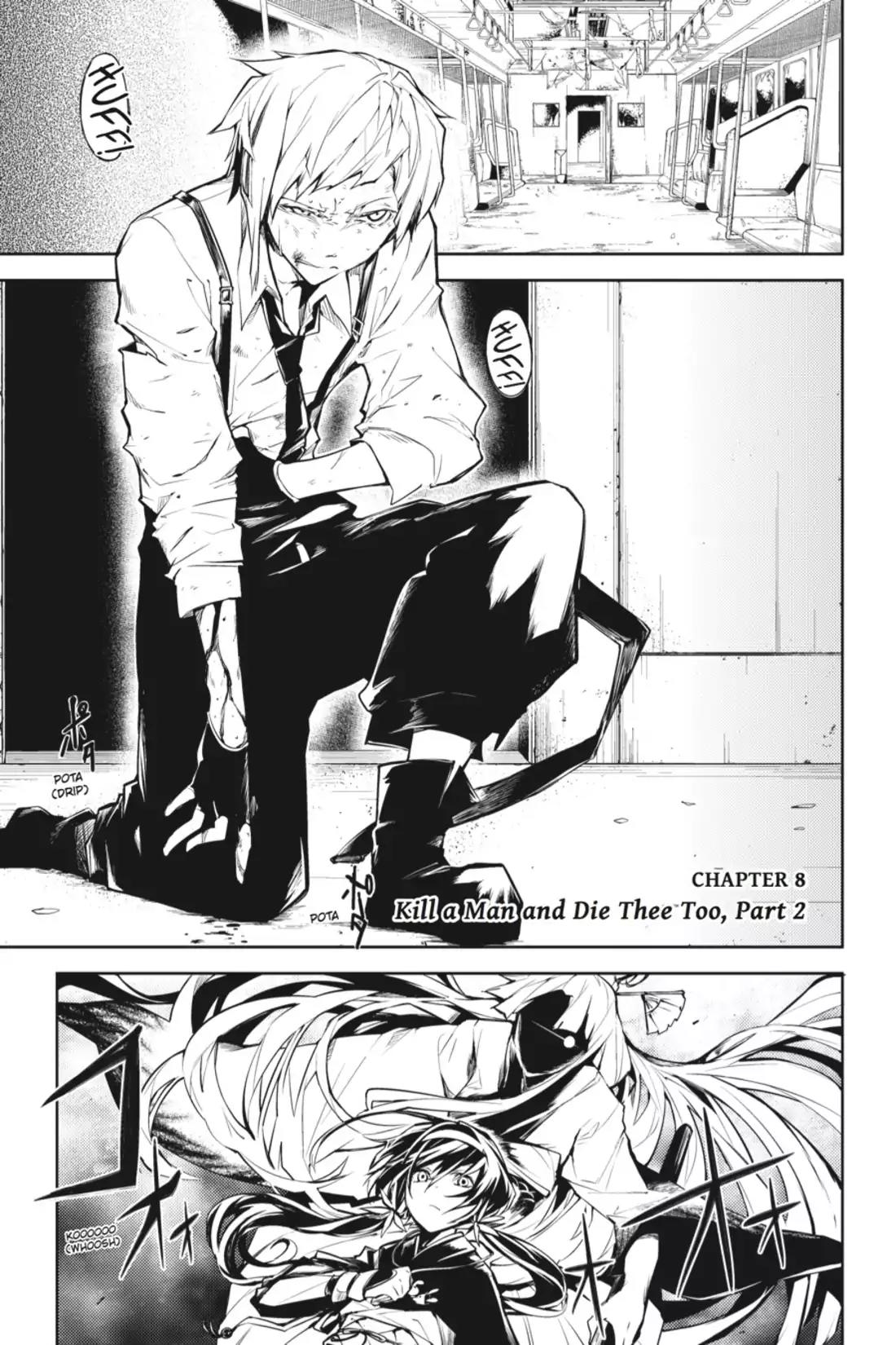 Bungou Stray Dogs Chapter 8 page 1 - Chapter 8: Kill a Man and Die Thee Too, Part 2