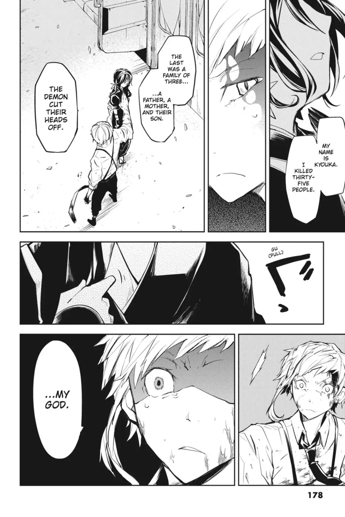 Bungou Stray Dogs Chapter 8 page 37 - Chapter 8: Kill a Man and Die Thee Too, Part 2