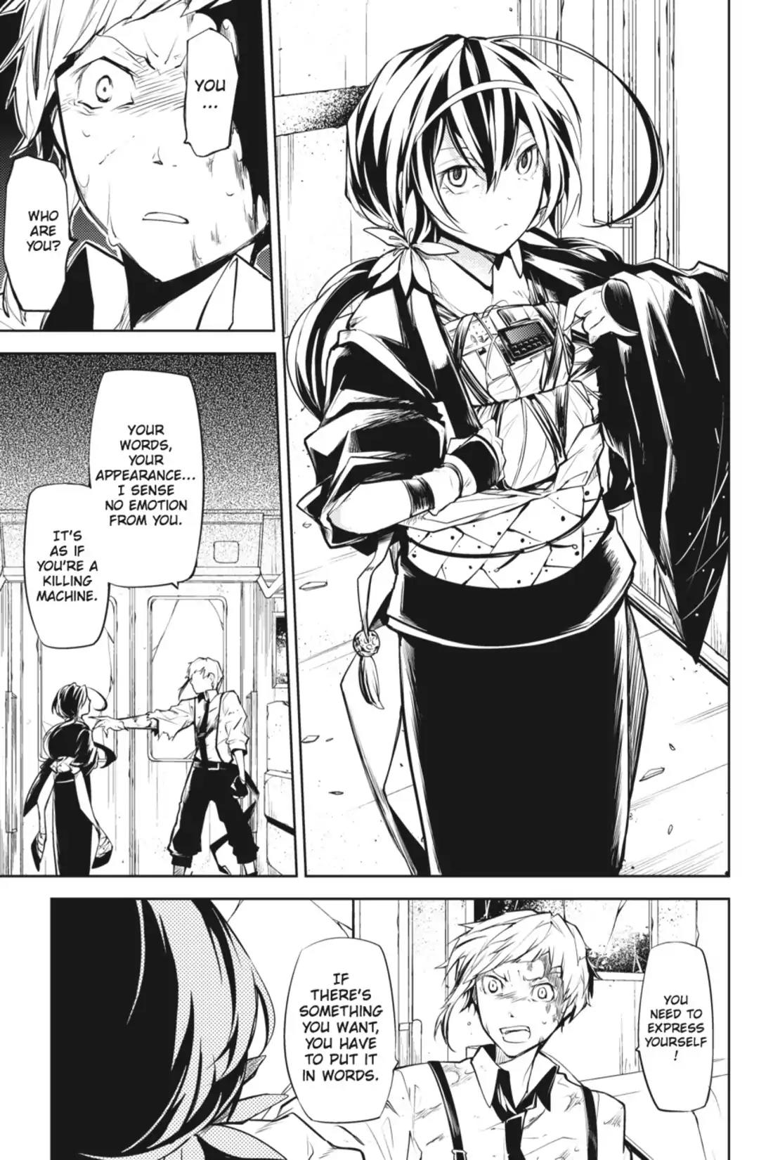 Bungou Stray Dogs Chapter 8 page 38 - Chapter 8: Kill a Man and Die Thee Too, Part 2
