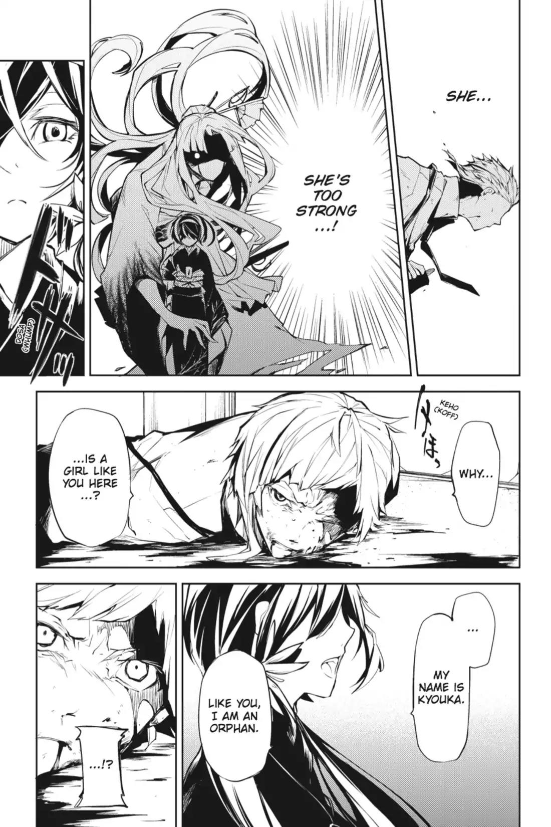 Bungou Stray Dogs Chapter 8 page 5 - Chapter 8: Kill a Man and Die Thee Too, Part 2