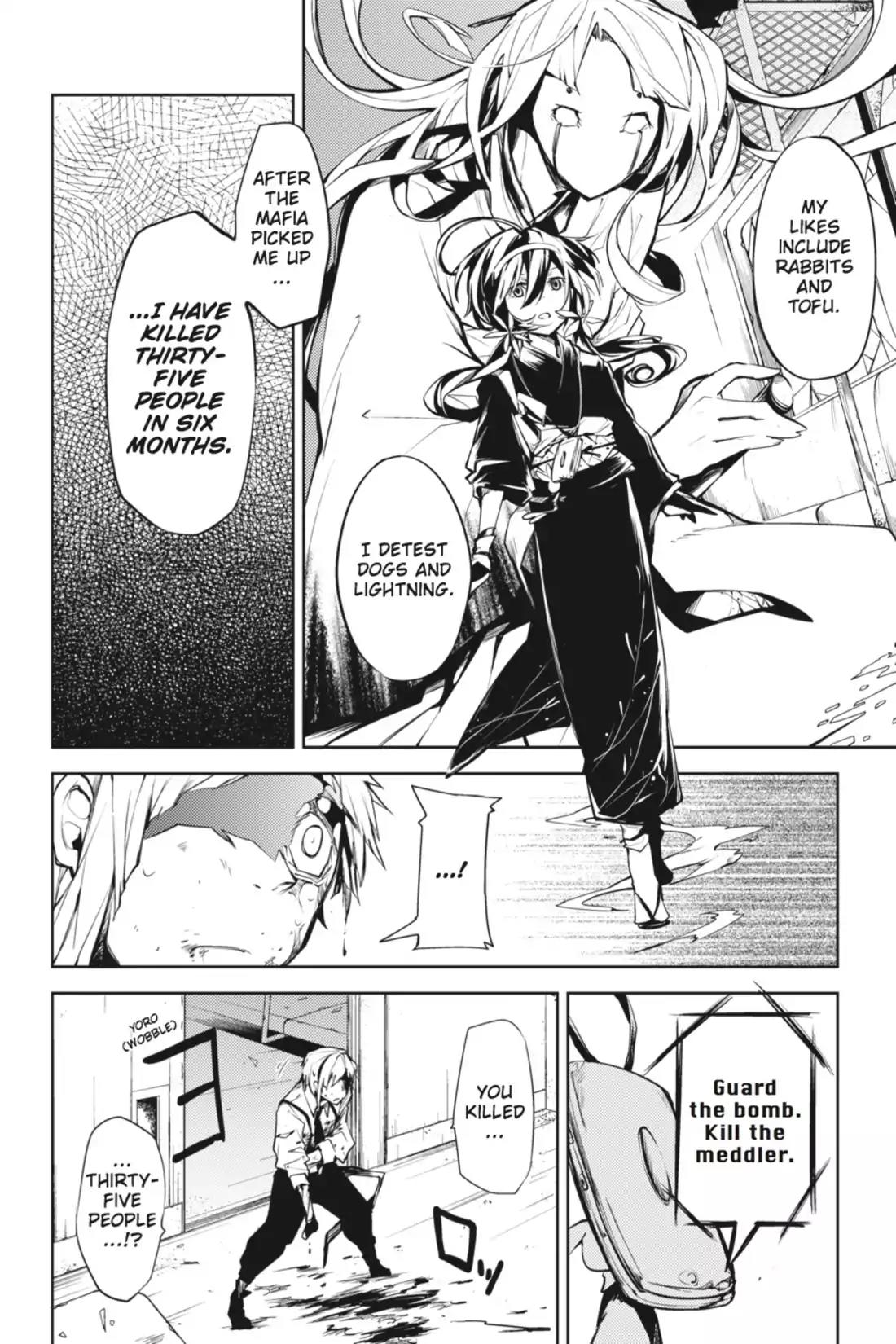 Bungou Stray Dogs Chapter 8 page 6 - Chapter 8: Kill a Man and Die Thee Too, Part 2