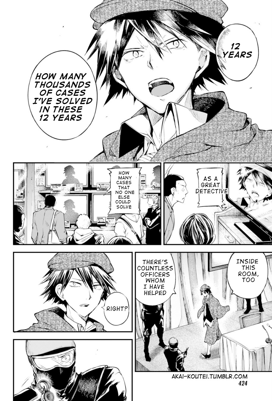 Bungou Stray Dogs Chapter 80 page 37 - Chapter 80: To Threaten God, Part 3