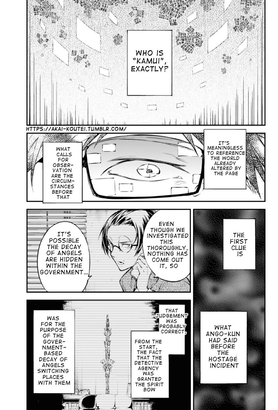 Bungou Stray Dogs Chapter 83 page 4 - Chapter 83: Towards the Full Answer, Part 1