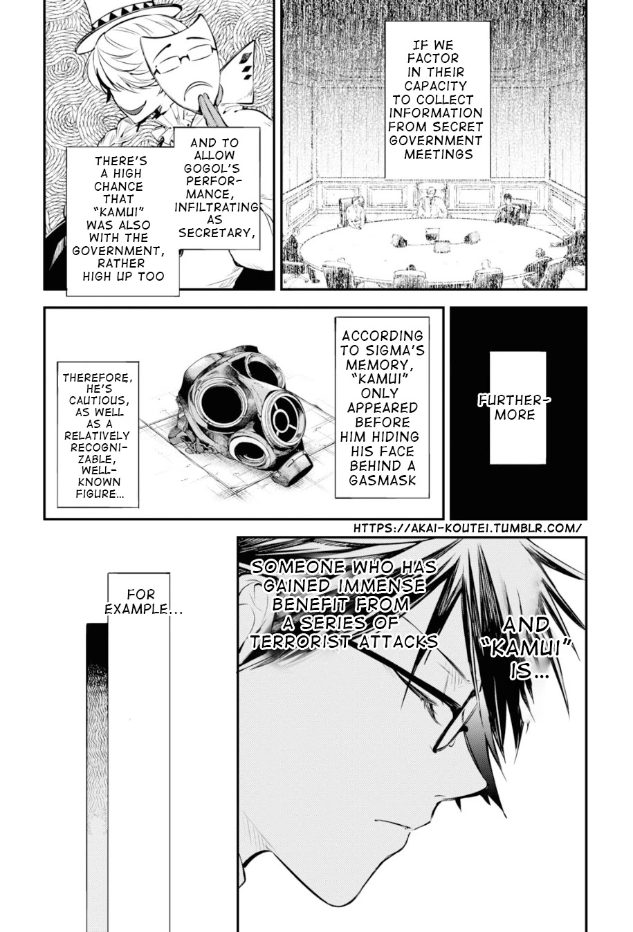 Bungou Stray Dogs Chapter 83 page 5 - Chapter 83: Towards the Full Answer, Part 1