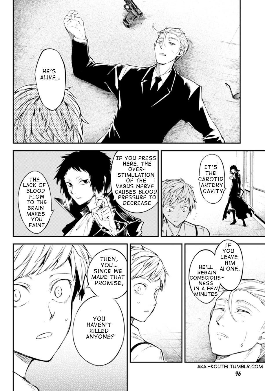 Bungou Stray Dogs Chapter 85 page 12 - Chapter 85: Hero VS. Criminal, Part 2