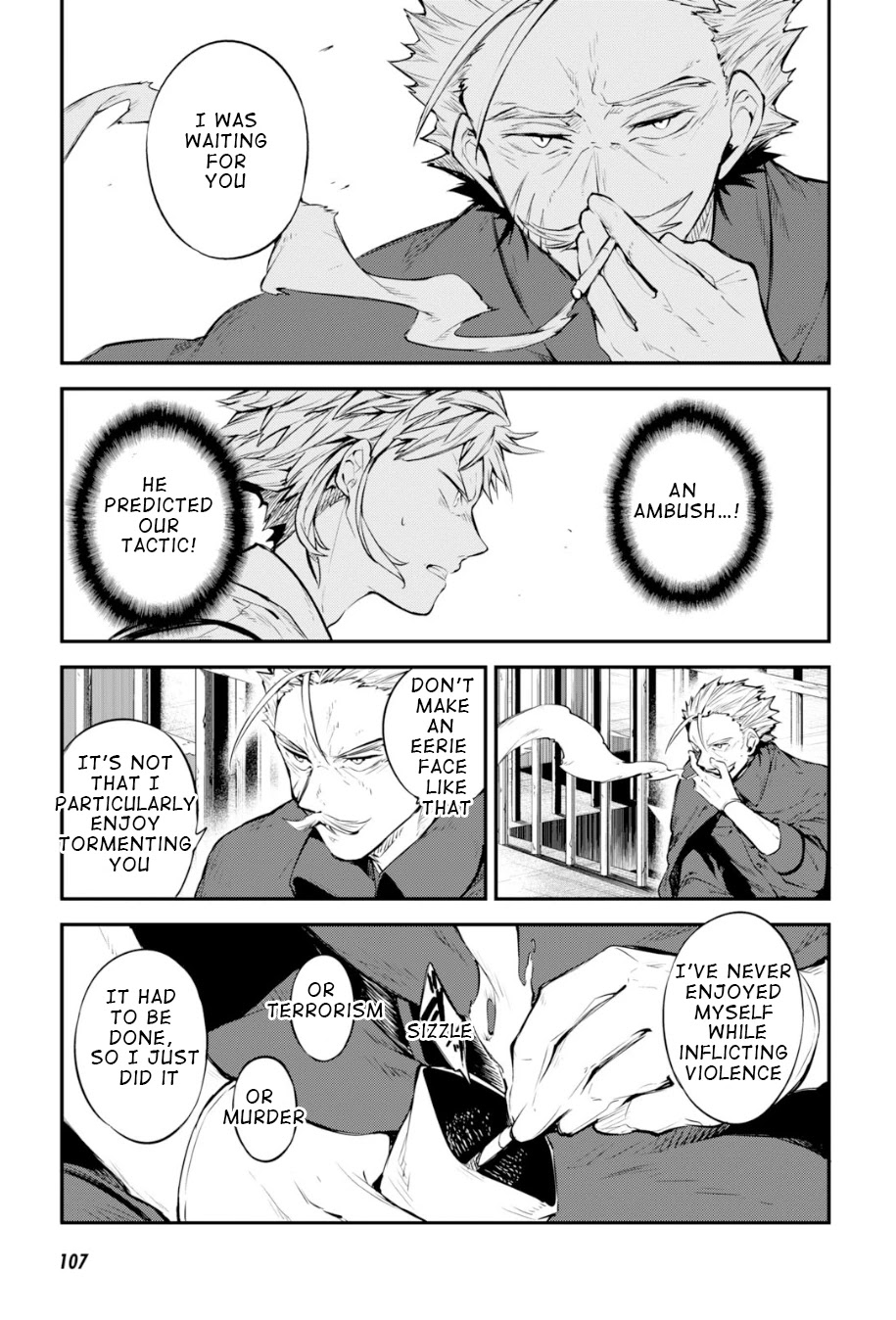 Bungou Stray Dogs Chapter 85 page 23 - Chapter 85: Hero VS. Criminal, Part 2