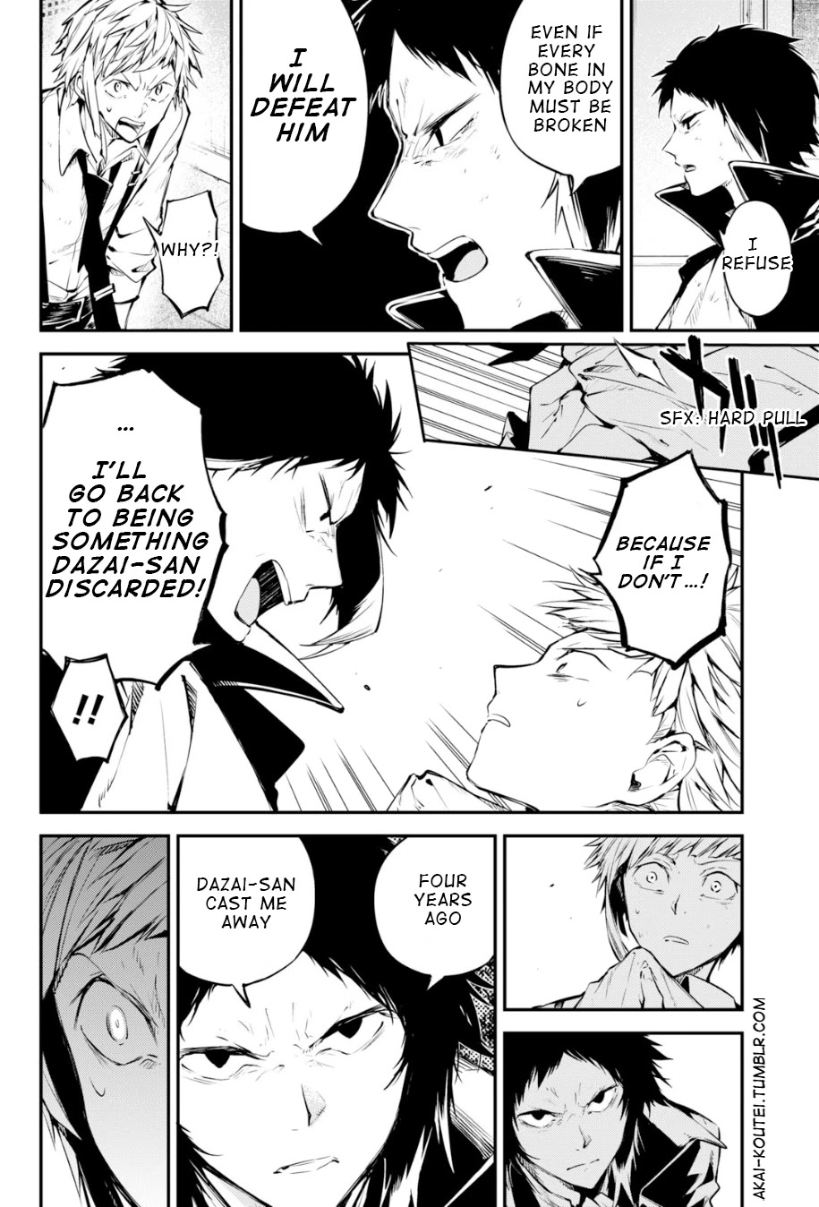 Bungou Stray Dogs Chapter 85 page 4 - Chapter 85: Hero VS. Criminal, Part 2