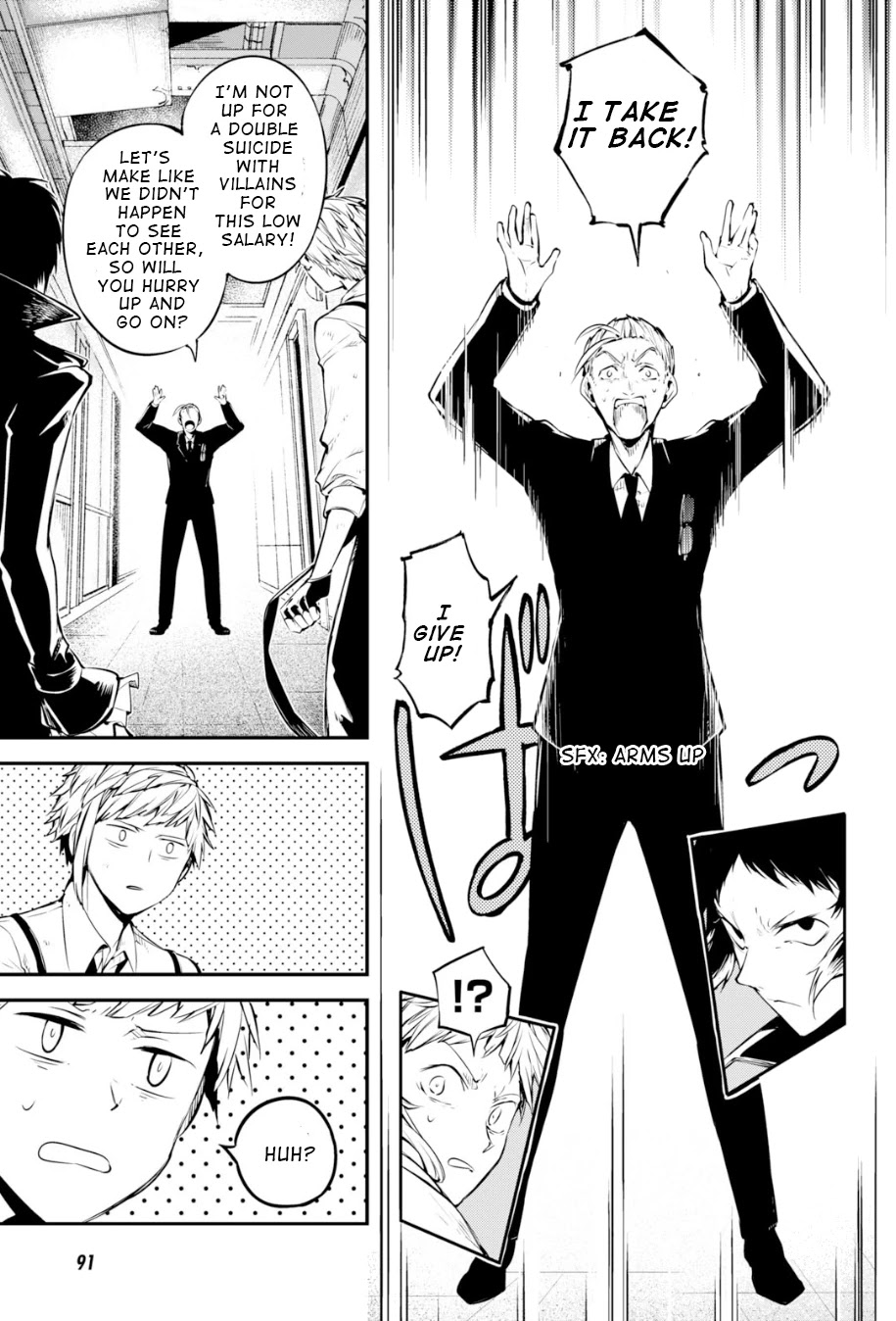 Bungou Stray Dogs Chapter 85 page 7 - Chapter 85: Hero VS. Criminal, Part 2