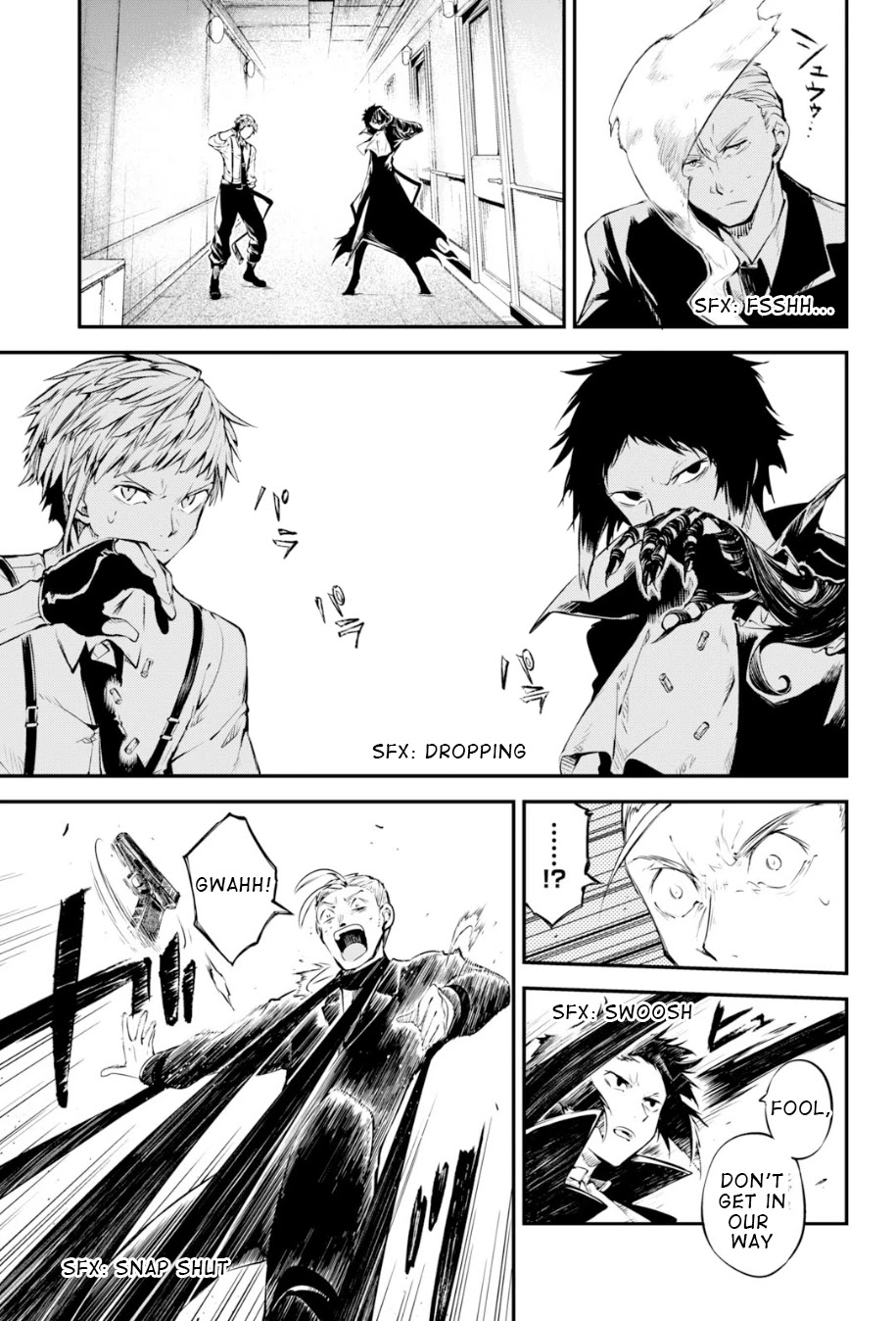 Bungou Stray Dogs Chapter 85 page 9 - Chapter 85: Hero VS. Criminal, Part 2