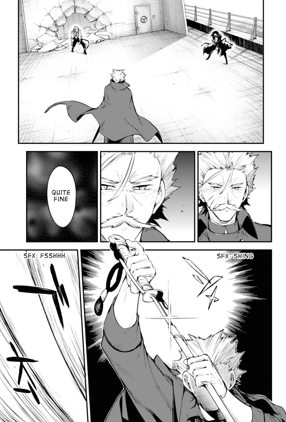 Bungou Stray Dogs Chapter 86 page 11 - Chapter 86: Hero VS. Criminal, Part 3