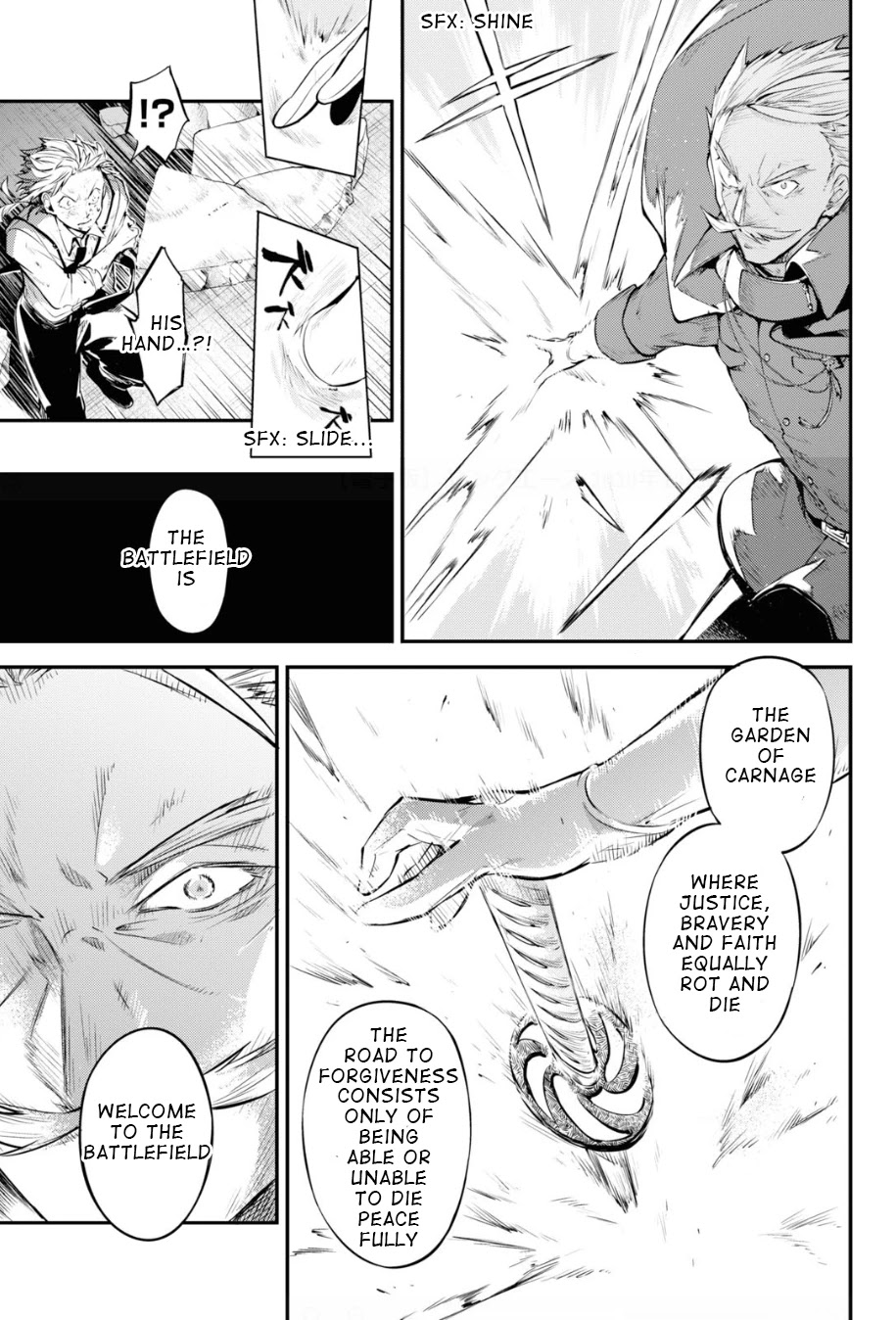 Bungou Stray Dogs Chapter 86 page 13 - Chapter 86: Hero VS. Criminal, Part 3