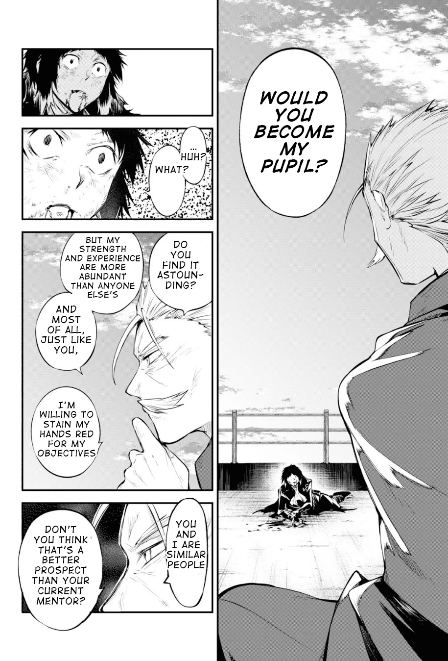 Bungou Stray Dogs Chapter 86 page 29 - Chapter 86: Hero VS. Criminal, Part 3