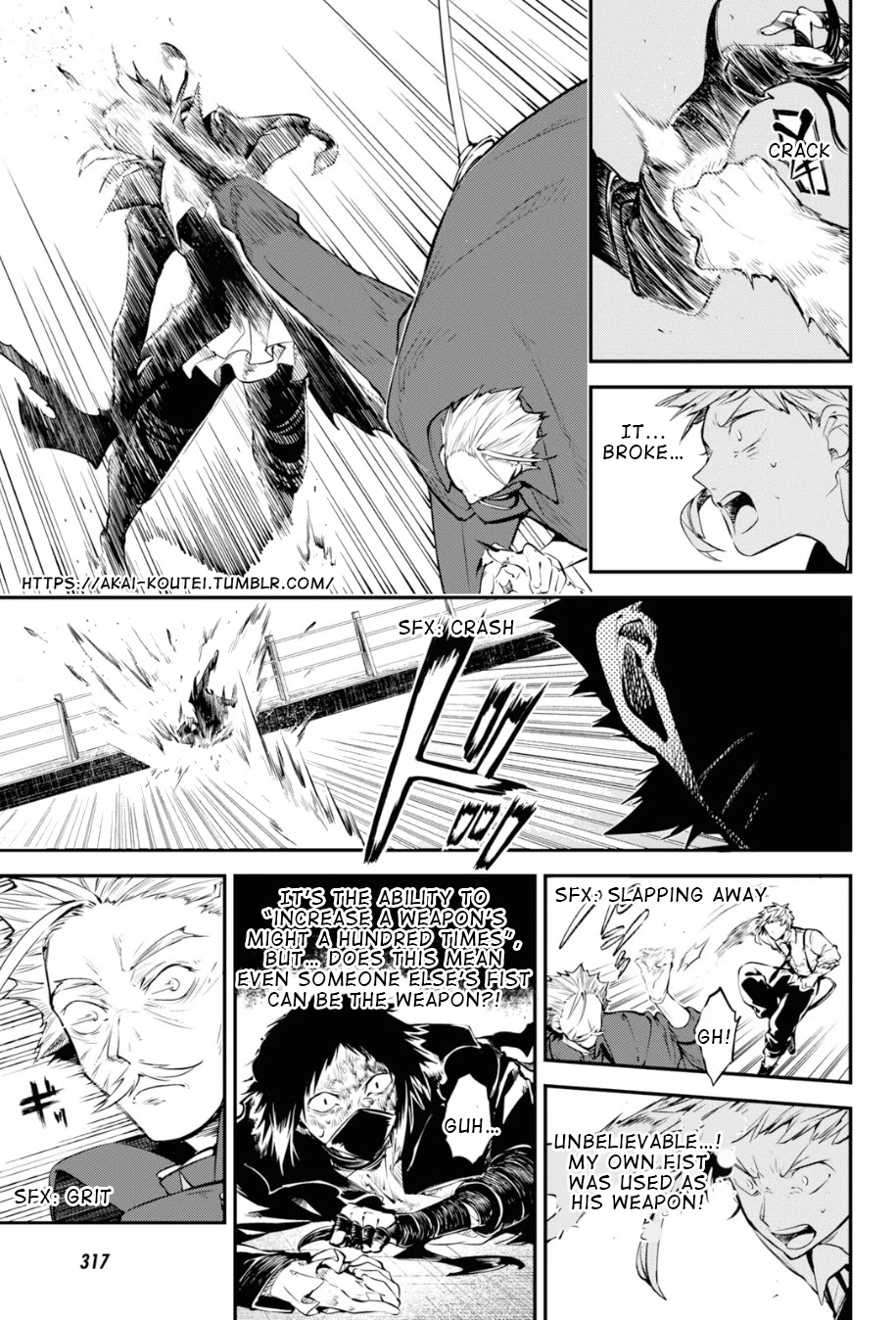 Bungou Stray Dogs Chapter 86 page 5 - Chapter 86: Hero VS. Criminal, Part 3