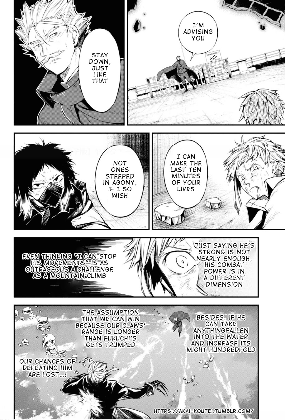 Bungou Stray Dogs Chapter 86 page 8 - Chapter 86: Hero VS. Criminal, Part 3
