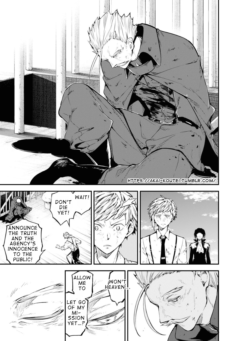Bungou Stray Dogs Chapter 87 page 13 - Chapter 87: Hero VS. Criminal, Part 4