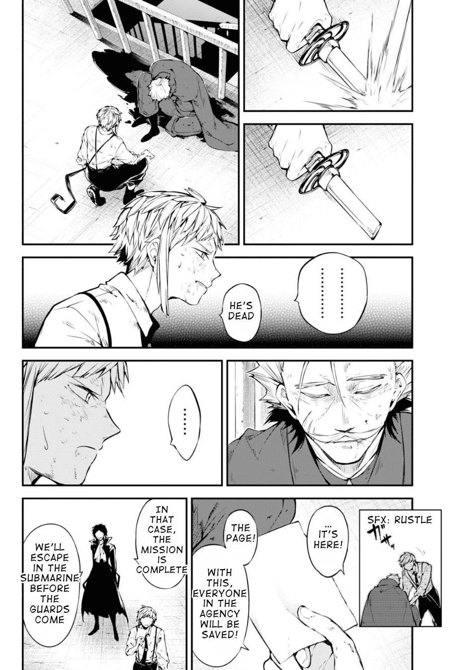 Bungou Stray Dogs Chapter 87 page 14 - Chapter 87: Hero VS. Criminal, Part 4