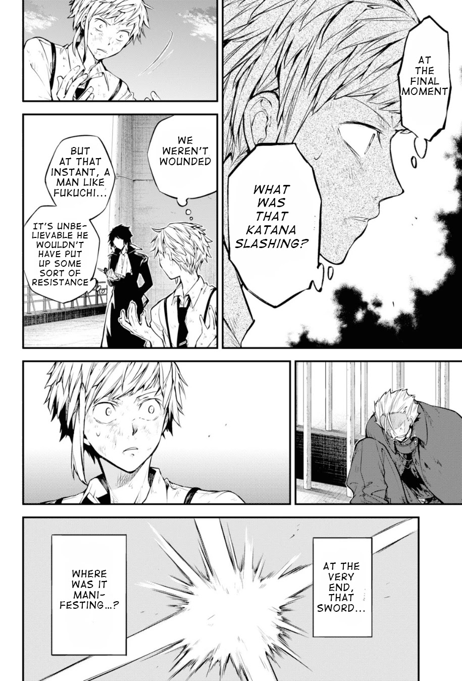 Bungou Stray Dogs Chapter 87 page 16 - Chapter 87: Hero VS. Criminal, Part 4