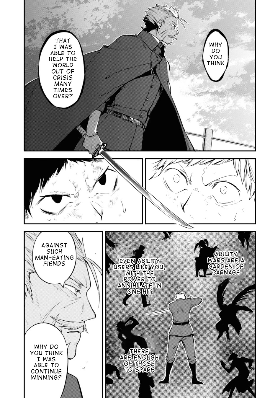 Bungou Stray Dogs Chapter 87 page 23 - Chapter 87: Hero VS. Criminal, Part 4