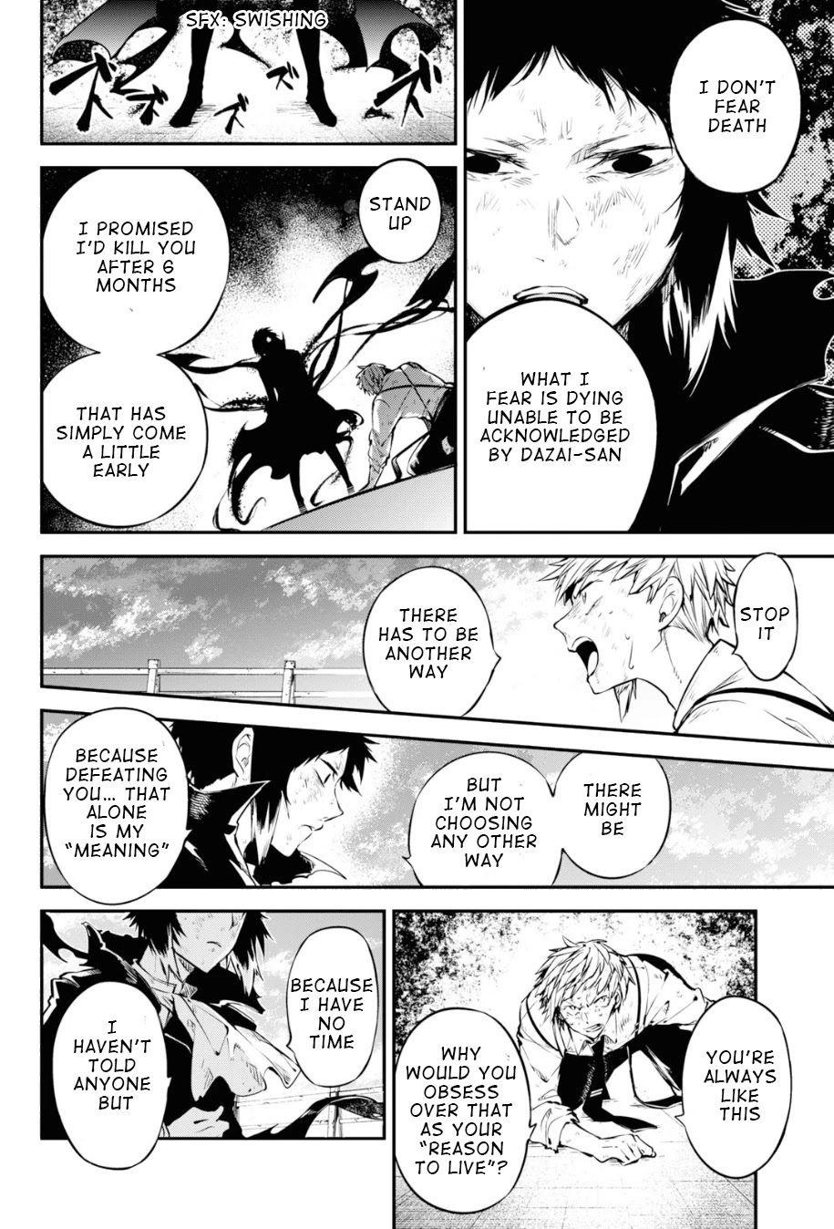 Bungou Stray Dogs Chapter 87 page 4 - Chapter 87: Hero VS. Criminal, Part 4