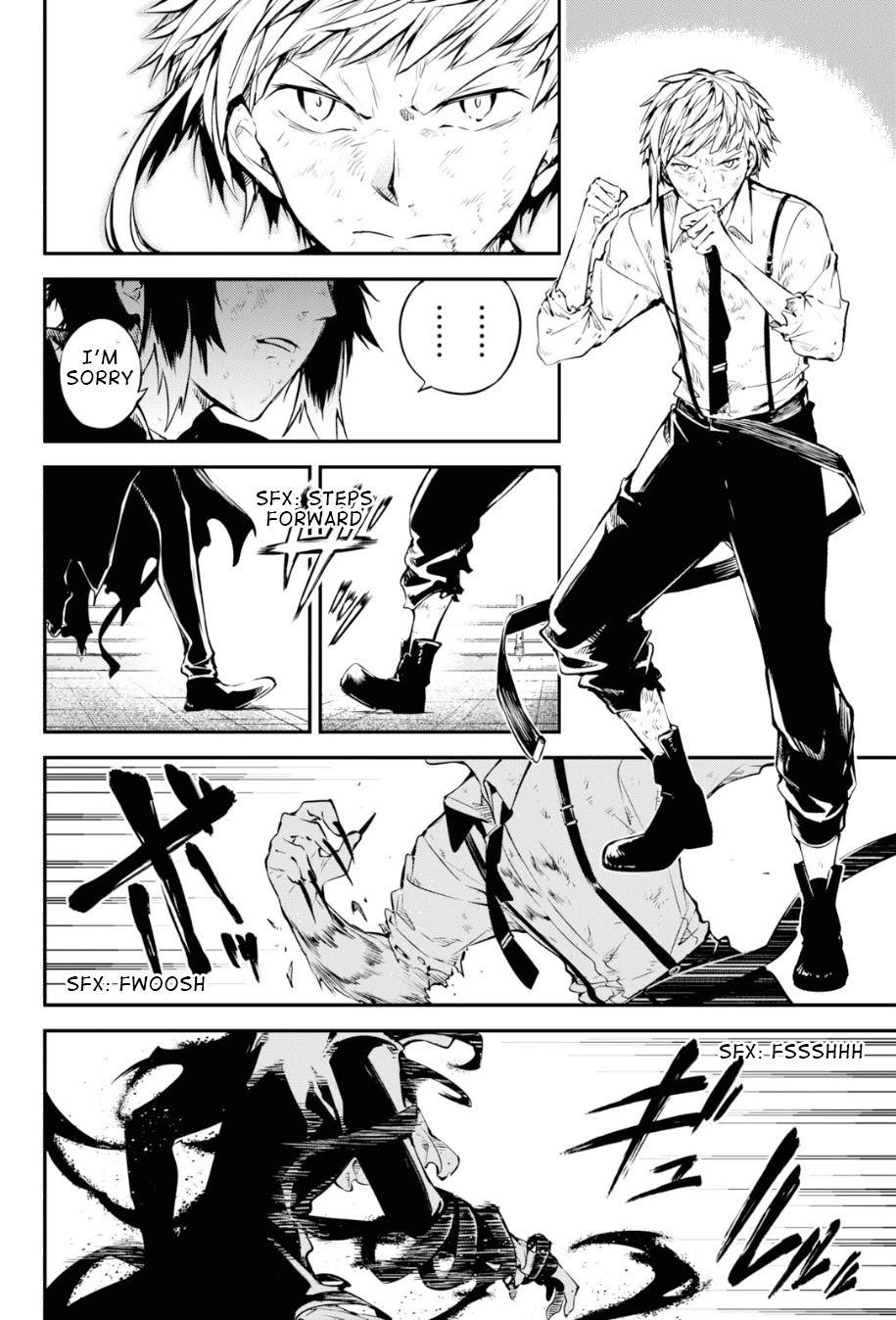 Bungou Stray Dogs Chapter 87 page 6 - Chapter 87: Hero VS. Criminal, Part 4