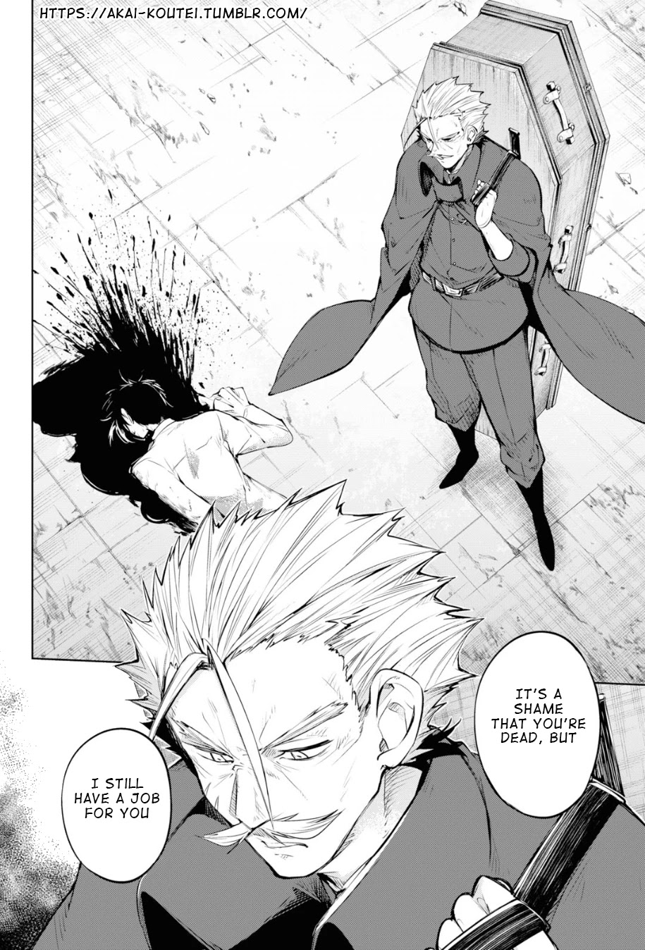 Bungou Stray Dogs Chapter 88 page 14 - Chapter 88: As Though Tumbling Down