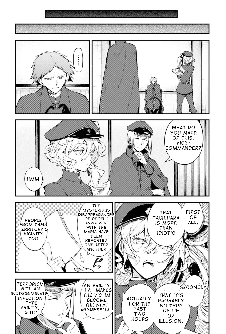 Bungou Stray Dogs Chapter 88 page 34 - Chapter 88: As Though Tumbling Down