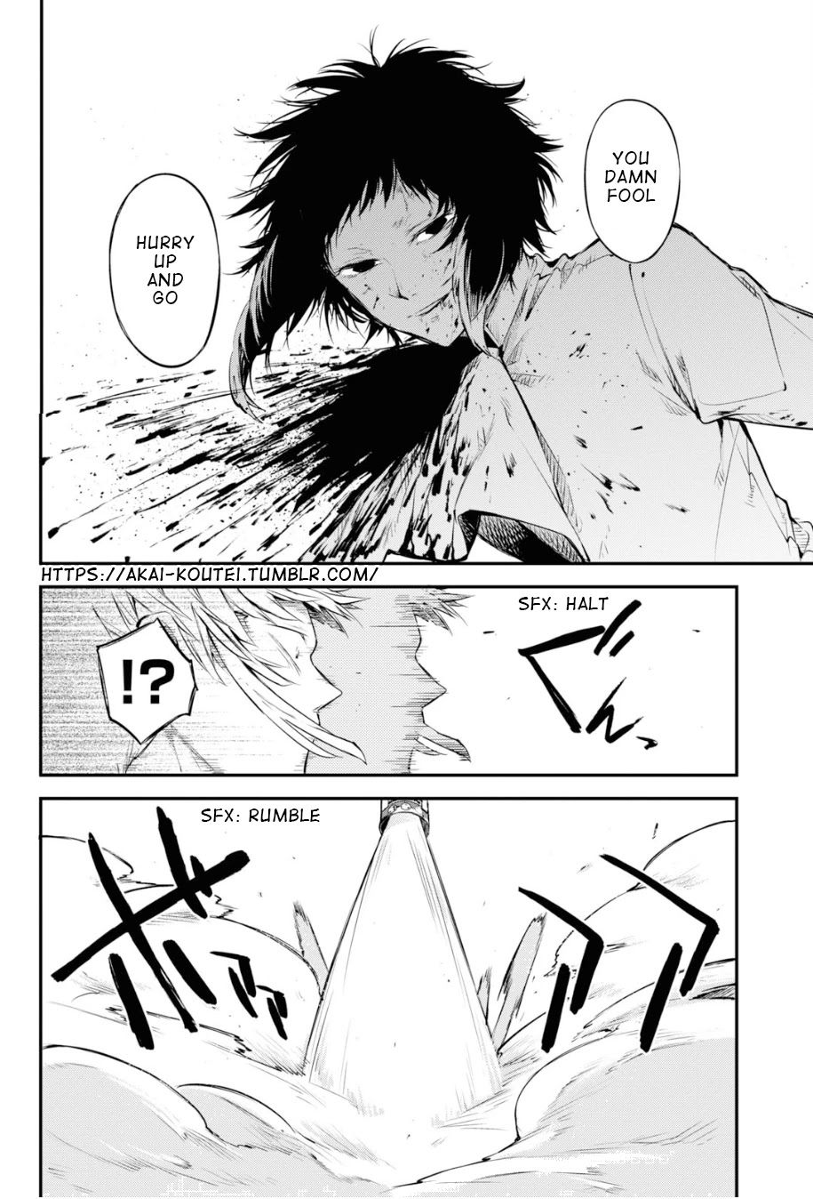 Bungou Stray Dogs Chapter 88 page 4 - Chapter 88: As Though Tumbling Down