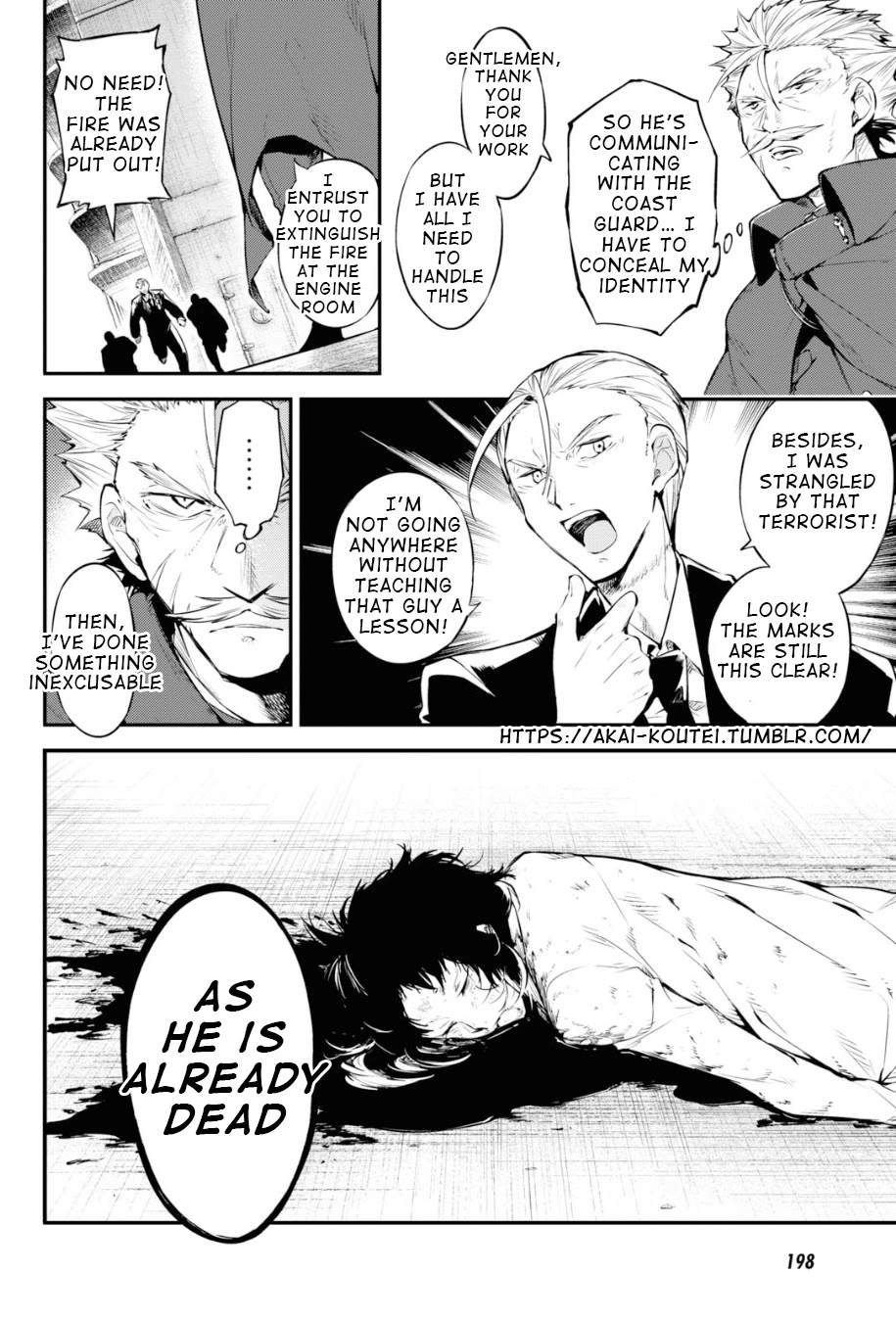 Bungou Stray Dogs Chapter 88 page 8 - Chapter 88: As Though Tumbling Down