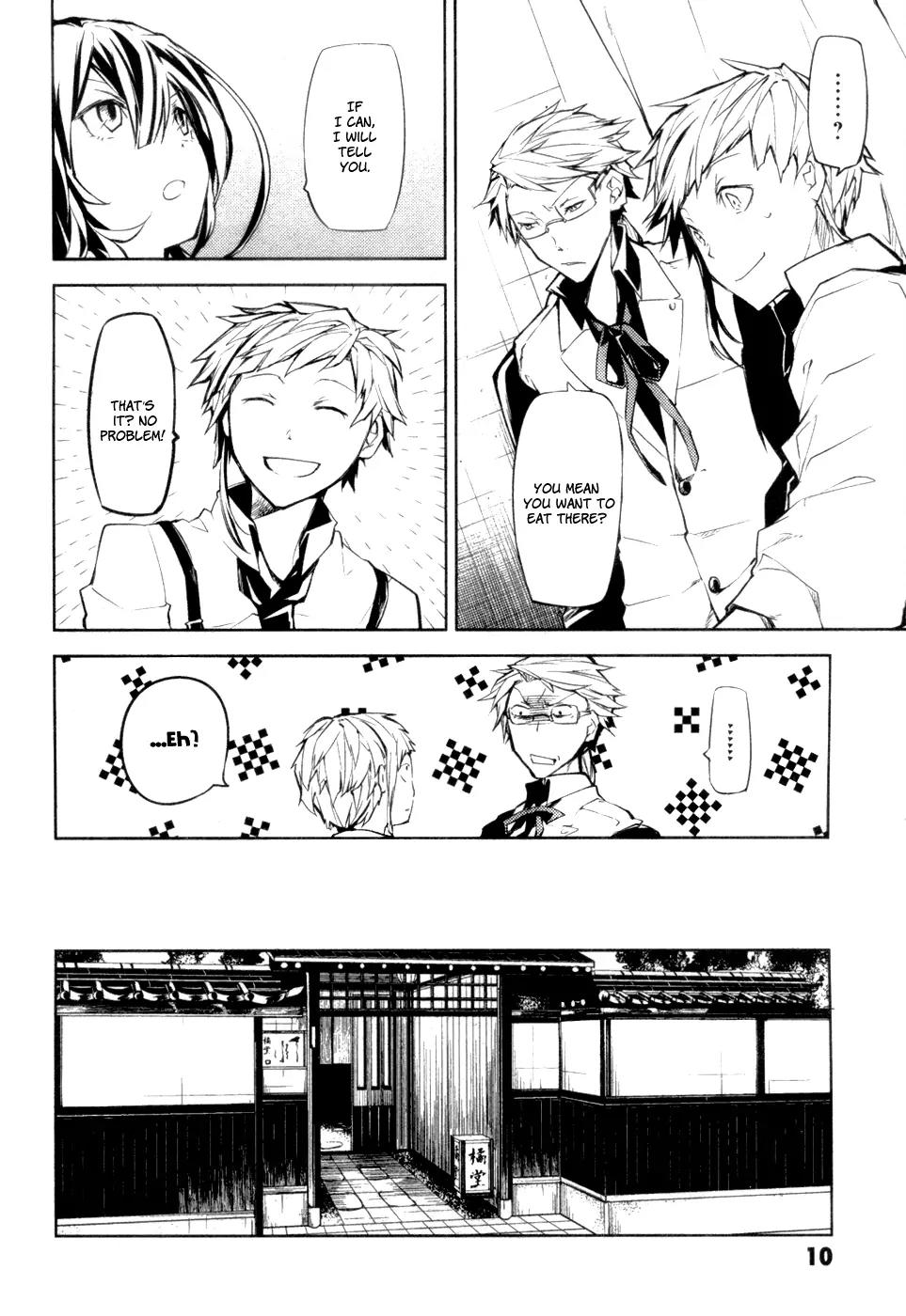 Bungou Stray Dogs Chapter 9 page 11 - Chapter 9: Beautiful People Are Like Silent Statues