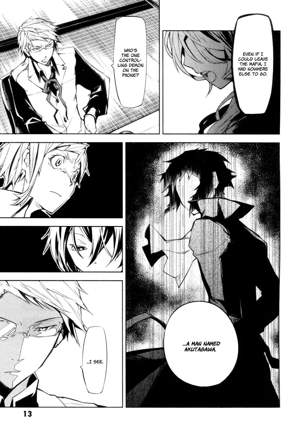 Bungou Stray Dogs Chapter 9 page 14 - Chapter 9: Beautiful People Are Like Silent Statues
