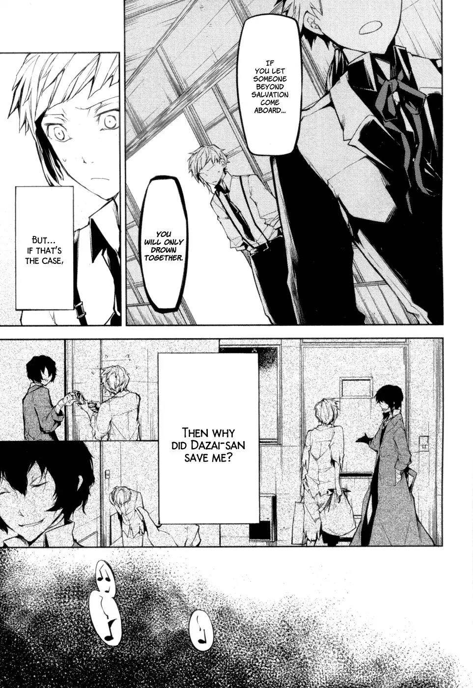Bungou Stray Dogs Chapter 9 page 18 - Chapter 9: Beautiful People Are Like Silent Statues