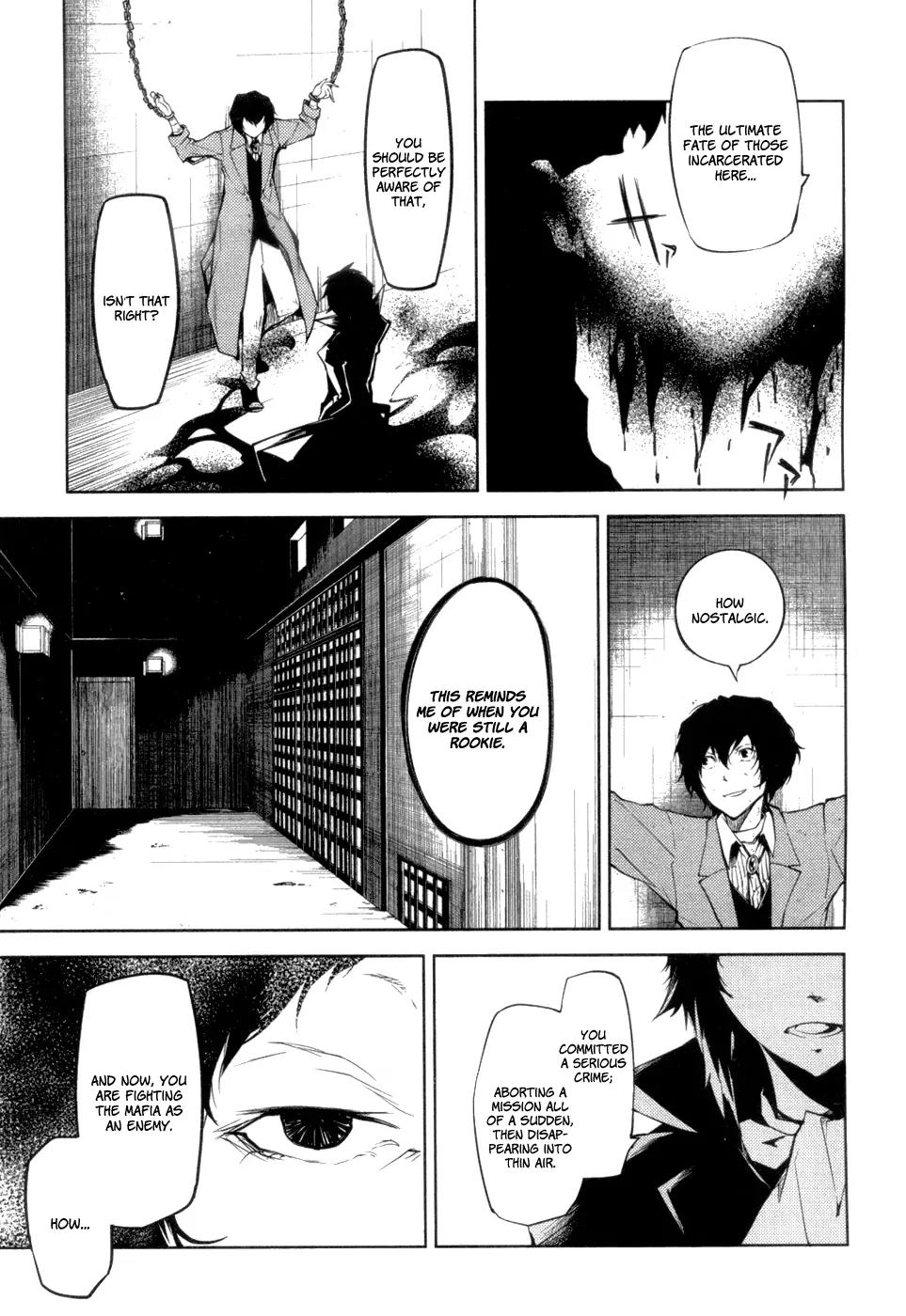 Bungou Stray Dogs Chapter 9 page 22 - Chapter 9: Beautiful People Are Like Silent Statues