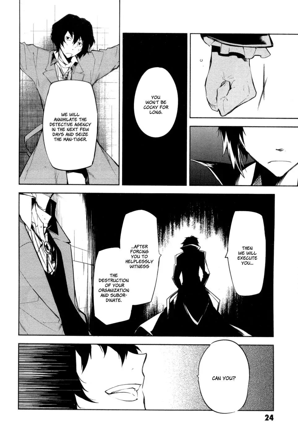 Bungou Stray Dogs Chapter 9 page 25 - Chapter 9: Beautiful People Are Like Silent Statues
