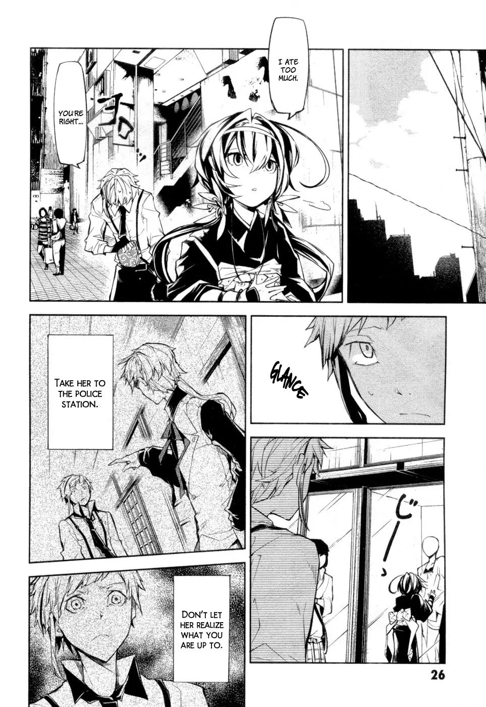 Bungou Stray Dogs Chapter 9 page 27 - Chapter 9: Beautiful People Are Like Silent Statues