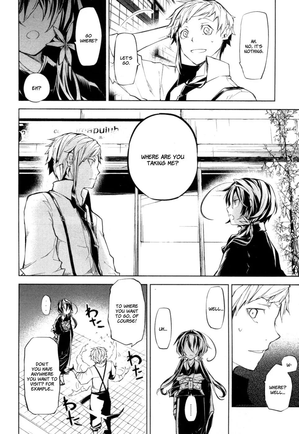 Bungou Stray Dogs Chapter 9 page 29 - Chapter 9: Beautiful People Are Like Silent Statues